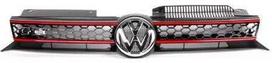 VAG Originalus VW Golf Mk6 GTI 08-13 Priekinis Bamperis Viršutinė Centrinė Grotelė 5K0853651AKATK OEM