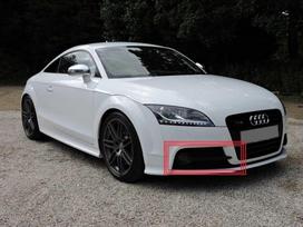 VAG AUDI TTS S-LINE 11-14 PRIEKINIS BUFERIS DEŠINĖS PUSĖS RŪKO ŠVIESOS GROTELĖ JUODA ORIGINALI OEM