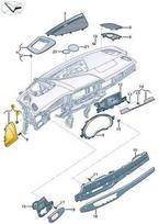 VAG Originalus AUDI A4 A5 Interjero Priekinis Panelis Dangtelis Kairėje Soul Juodas 8W0857085C4PK