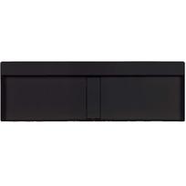 Vonios praustuvas Deante Blur, granitas, 120 cm x 40 cm x 12 cm, juoda sp.