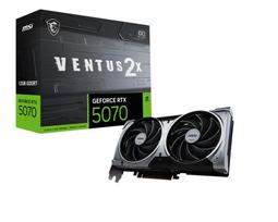 MSI Graphics card GeForce RTX 5070 12G VENTUS 2X OC GDDR7 192bit HDMI/3DP