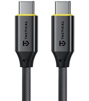 Juodas laidas USB-C - USB-C 100W / 5A 200cm "Tactical Fast Rope Aramid 2.0"