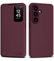 Raudonas atverčiamas dėklas Samsung Galaxy A57 5G telefonui "Tech-Protect Smart Wallet"