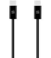 Juodas laidas USB-C - USB-C 60W / 100cm "OBAL:ME LongRun"