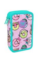 Forminis dviejų skyrių penalas su priedais CoolPack Jumper 2 Happy donuts
