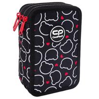 Forminis trijų skyrių penalas su priedais CoolPack Jumper 3 BEAR