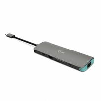 i-tec USB-C Metal Nano Docking Station 3x Display 2x DP 1x HDMI LAN Audio Power Delivery 100 W - Docking Station