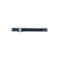 Techly 100471 Power supply cable for 19" PDU Rack 1U, 6x Schuko, 250V/16A, 3m cable