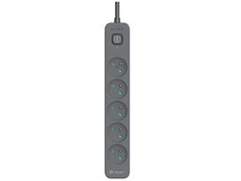 Tracer Power Line+ 1.8 m 5 sockets graphite