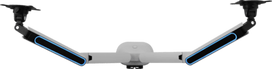 ONE For ALL Universal Gaming Dual Monitor Arm (DM8220) (White, RGB)
