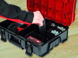 Einhell System case E-Case S-F foam (black/red, with 2 foam inserts)