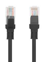 LANBERG CAT.5E UTP patch cable, 30m, black, with Fluke certification