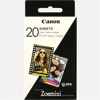 CANON ZINK PAPER ZP-2030, 20 Sheets