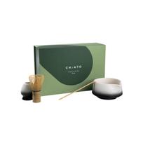 Rinkinys matcha arbatai ruošti CHiATO Zen Yin Yang – baltas / juodas