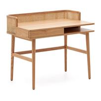 Rašomasis stalas iš uosio 62x105 cm Araxi – Kave Home