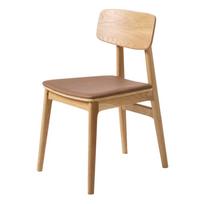 Iš dirbtinės odos valgomojo kėdė konjako rudos spalvos/natūralios spalvos Livo – Unique Furniture
