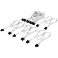 Corsair Cable Set, Type 4, DC Cable Starter Kit, individually sleeved – white