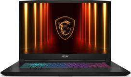 MSI Notebook|MSI|Katana 17 HX B14WGK|CPU Intel® CoreT i7|i7-14650HX|17.3 "|1920 x 1080 pixels|RAM 16GB|DDR5-SDRAM|SSD 1000GB|Discrete graphics NVIDIA GeForce RTX 5070|8GB|On-board graphics Yes|Numeric keypad Yes|OS installed Windows 11 Home|Colour Blac