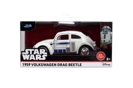 JADA Star Wars 1:32 R2-D2 Volkswagen Beetle modeliukas, 9336982314R00