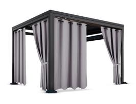 Pavėsinės užuolaidos ZMOC-04, 150 cm x 220 cm, plieno sp.