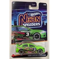 Hot Wheels Silverline Neon Speeders Modeliukas 2008 Mitsubishi Lancer Evolution Green (yra Sandėlyje)