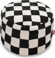 Fatboy Pufas Point Teddy Chess, juodos ir kreminės spalvos