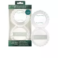 SEA GEMS PEARL PUFF Makeup Puff with Case and Mirror (2 units)