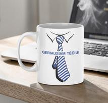 Standartinis puodelis „Geriausiam tėčiui“
