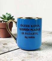 Puodelis „Išgerk kavos“ (330ml)