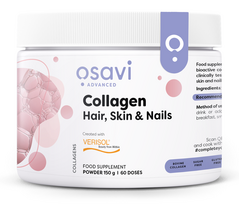 Osavi kolageno peptidai (plaukams, odai ir nagams), be konio - 150 g