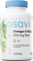 Osavi Omega-3 Vegan, 250mg DHR – 120 veganiškų minkštųjų gelių