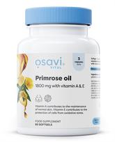 Osavi raktažolės aliejus su vitaminu A ir E, 1800mg - 60 minkštųjų kapsulių