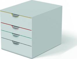 Stalčių blokas Durable, balta sp., 29.2 cm x 28 cm x 35.6 cm