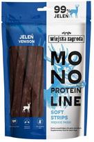 Skanėstas šunims Wiejska Zagroda Mono Protein Soft Strips, elnių mėsa, 0.1 kg