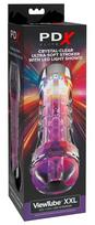 PDX PDX Elite ViewTube XXL See-Thru LED Intimate Machine, Transparent 27.3cm