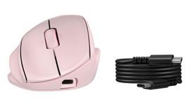 HP 725M Super Capacitor Ergonomic Tilt Wireless Bluetooth Mouse - Programmable, Multi-Surface, Multi-Device, Dual-Mode, Ultra-Fast Rechargeable, Semi-vertical tilt, Comfort Silicone - Black|BH0Z5AA#ABB