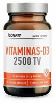 Vitaminai ICONFIT D3 2500 TV, 90 vnt.