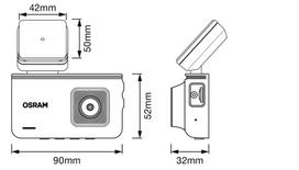 ams-OSRAM Nelaimingų atsitikimų duomenų įrašymo aparatas ROADsight 3500 Dash Camera ODC3500
