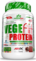 Amix GreenDay Vegefiit Protein 720 g. - Žemės riešutų šokolado karamelės