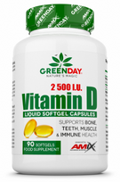 Amix GreenDay Vitamin D3 2500 I.U. 90 kaps.