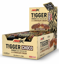 Amix Nutrition TiggerZero® Bar (20 x 60 g.) - Žemės riešutų sviesto ir karamelės (Su šokolado sluoksniu ir žemės riešutais)