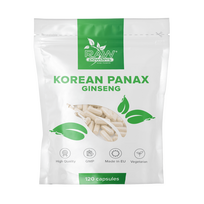 Raw Powders Korean Panax Ginseng 120 kaps.