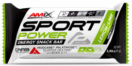 Amix Performance Sport Power Energy Snack Bar With Caffeine 45 g. - Citrinų laimo