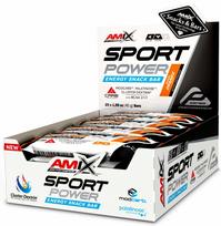 Amix Performance Sport Power Energy Snack Bar With Caffeine (20 x 45 g.) - Apelsinų