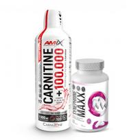 Amix™ Carnitine 100.000 1000ml + MaxxWin Synephrine 60 kaps. - Žaliojo obuolio