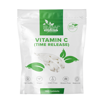 Raw Powders Vitamin C (Time Release) 180 tab.