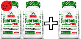 3 UŽ 2 KAINĄ! Amix GreenDay ProVegan Quercetin with Bromelain 120 kaps.
