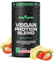 BigMan Nutrition Vegan Protein Blend 420 g. - Braškių-bananų