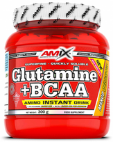 Amix Nutrition Glutamine + BCAA 300 g. - Natūralus