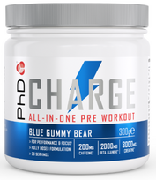 PhD Charge Pre-Workout 300 g. - Citrinų šerbeto